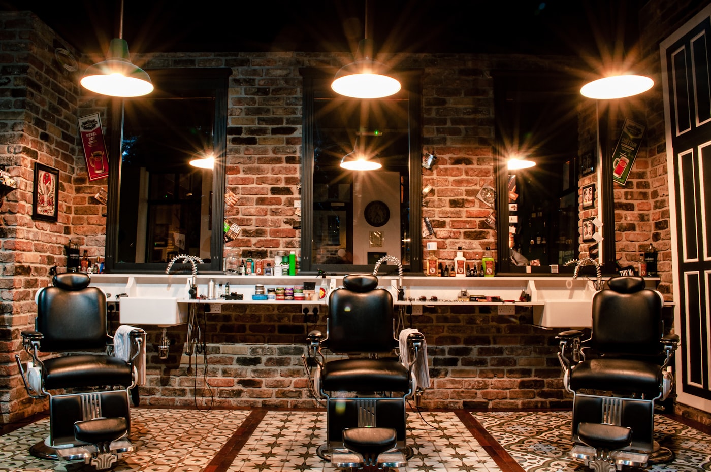 Ambiente da Barbearia Benjamin